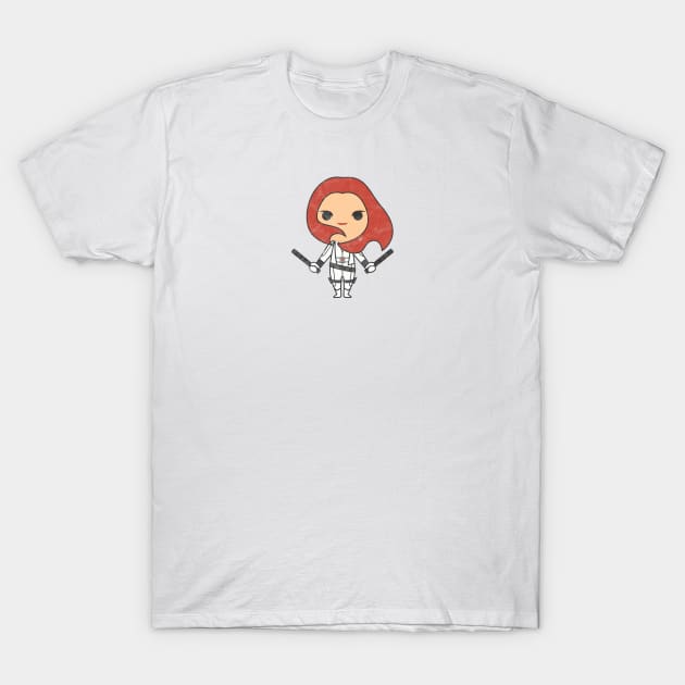 Kawaii White Widow 🕷 T-Shirt by gabradoodle